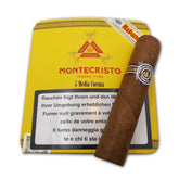 MONTECRISTO MEDIA CORONA METAL CASE 5 CIGARS